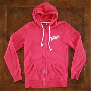 Super Rare Totino's Zip Up Hoodie Red Size Small